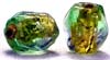 Champa Cut Gold foil beads - click here for large view